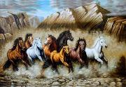unknow artist Horses 050 oil painting on canvas